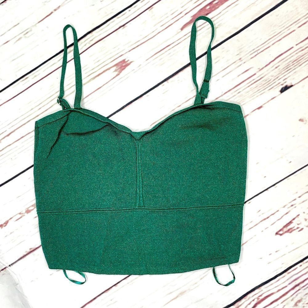SEEK The Label Green Crop Top Tank